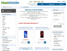 Tablet Screenshot of nextmobile.com.au